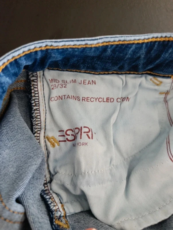 Jean Esprit New York Slim Fit Mid Rise W28/L32 Blauw Denim Stretch Nieuw met label – photo 5